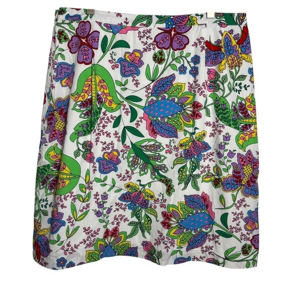 Hanna Andersson Dresses & Skirts - Hanna Andersson Women’s white Floral A-Line Skirt NWT Size 14